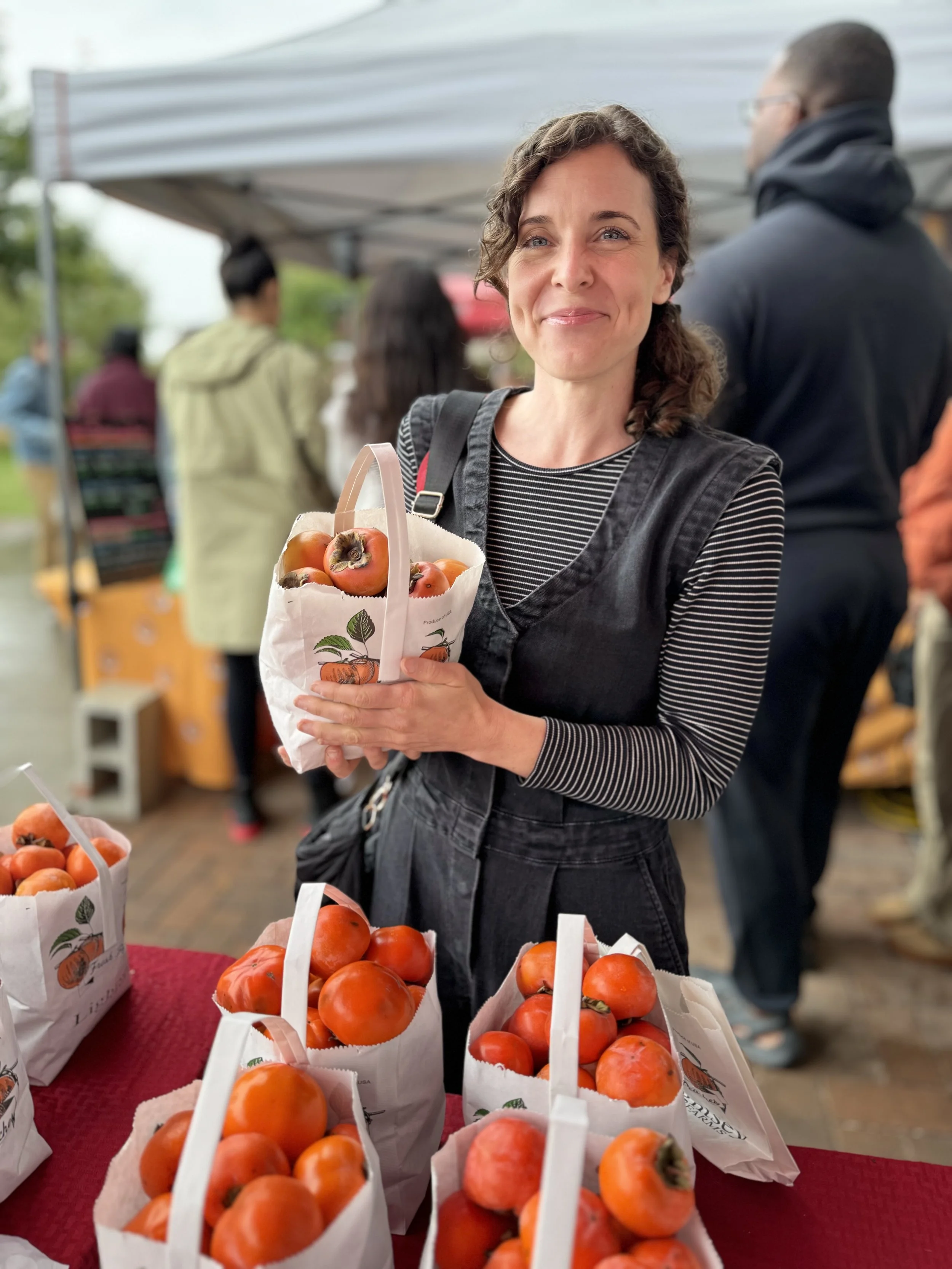 Persimmon Shira-ae with Sunflower Furikake — Bento Picnic